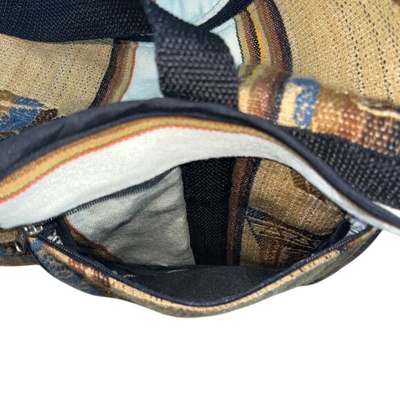 Handcrafted Peruvian Native Shoulder Strap & Multi Zip Pockets Duffel Bag Size L - Picture 9 of 12